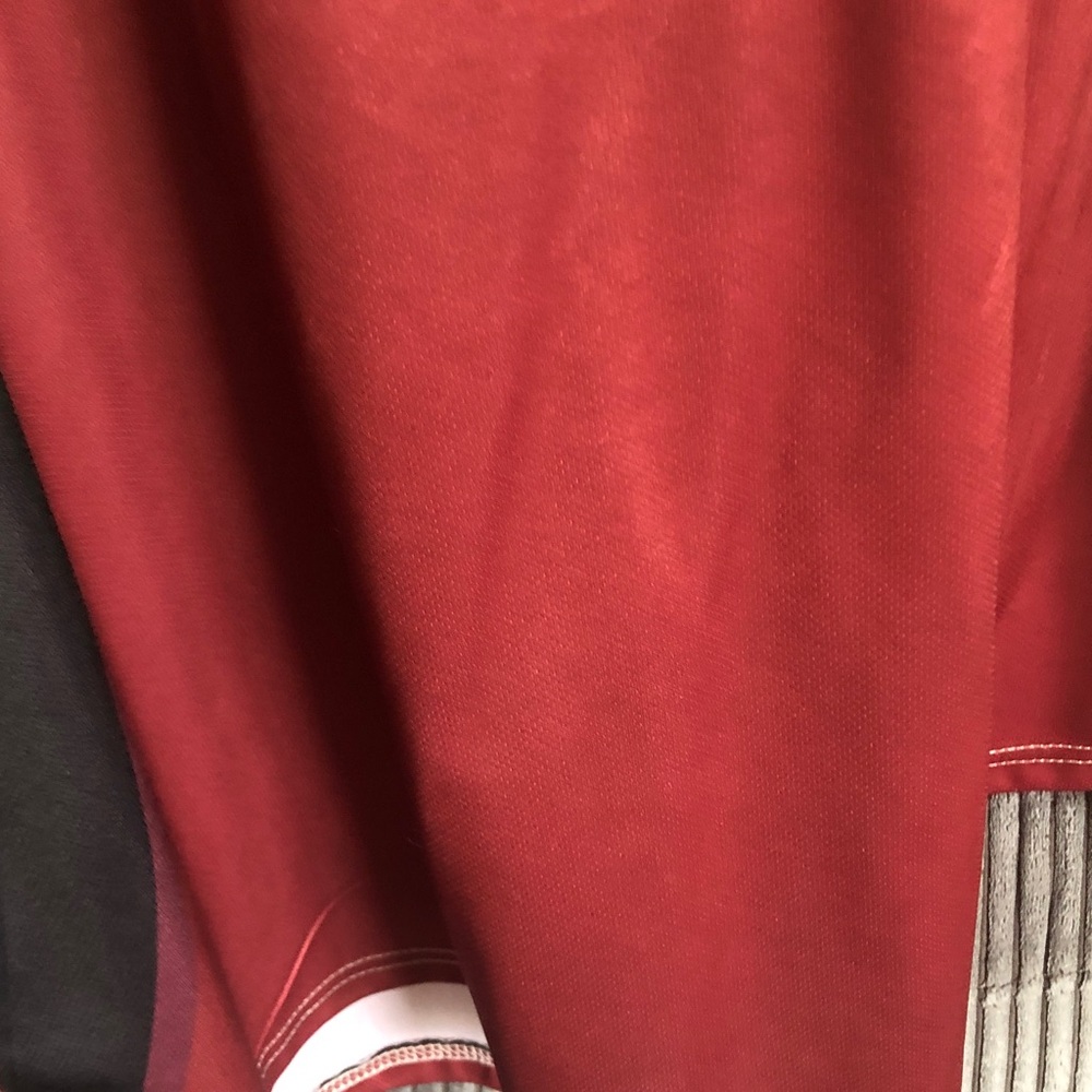 Deadpool Graphic Baseball Jersey - Red & Black - Picture 4 of 6
